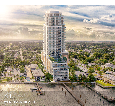 Alba, West Palm Beach - Priced from $ 2,000,000 - The CJ Mingolelli Team at Douglas Elliman Real Estate