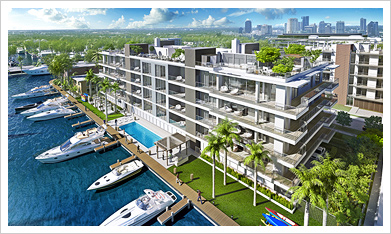 Aqualuna, Fort Lauderdale - 3 Bedrooms Apartments - Price Range from $1.25 Million and Up