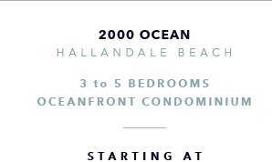 2000 Ocean, Hallandale Beach Oceanfront Recent New Development - The CJ Mingolelli Team at Douglas Elliman Real Estate